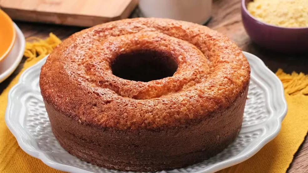 Bolo de farinha de milho